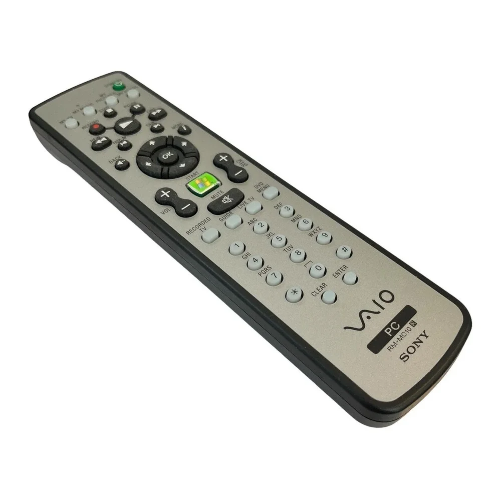 Sony Vaio PC Remote Control RM-MC10 RC6-IR Genuine OEM Black Silver Media Center